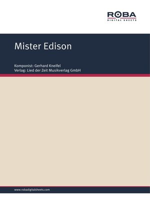 cover image of Mister Edison